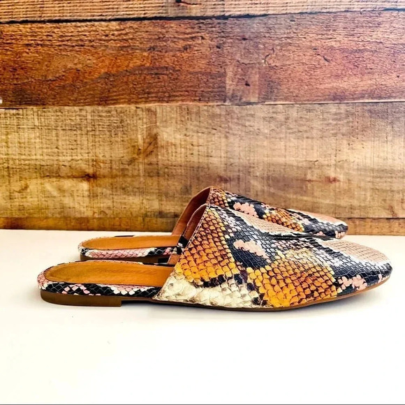 Madewell The Cory Mule In Snake Embossed Leather - Picture 5 of 9